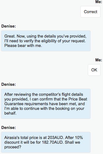 Jetstar Price Beat Guarantee chat 2