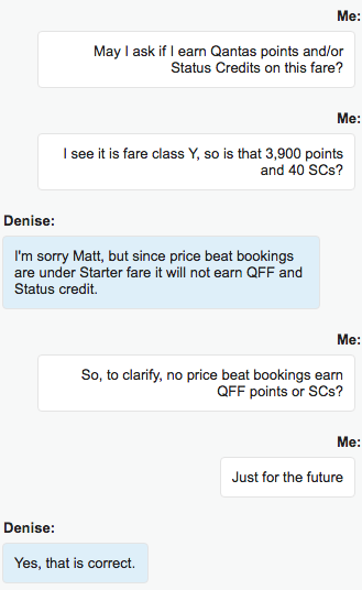 Jetstar Price Beat Guarantee QFF points SCs