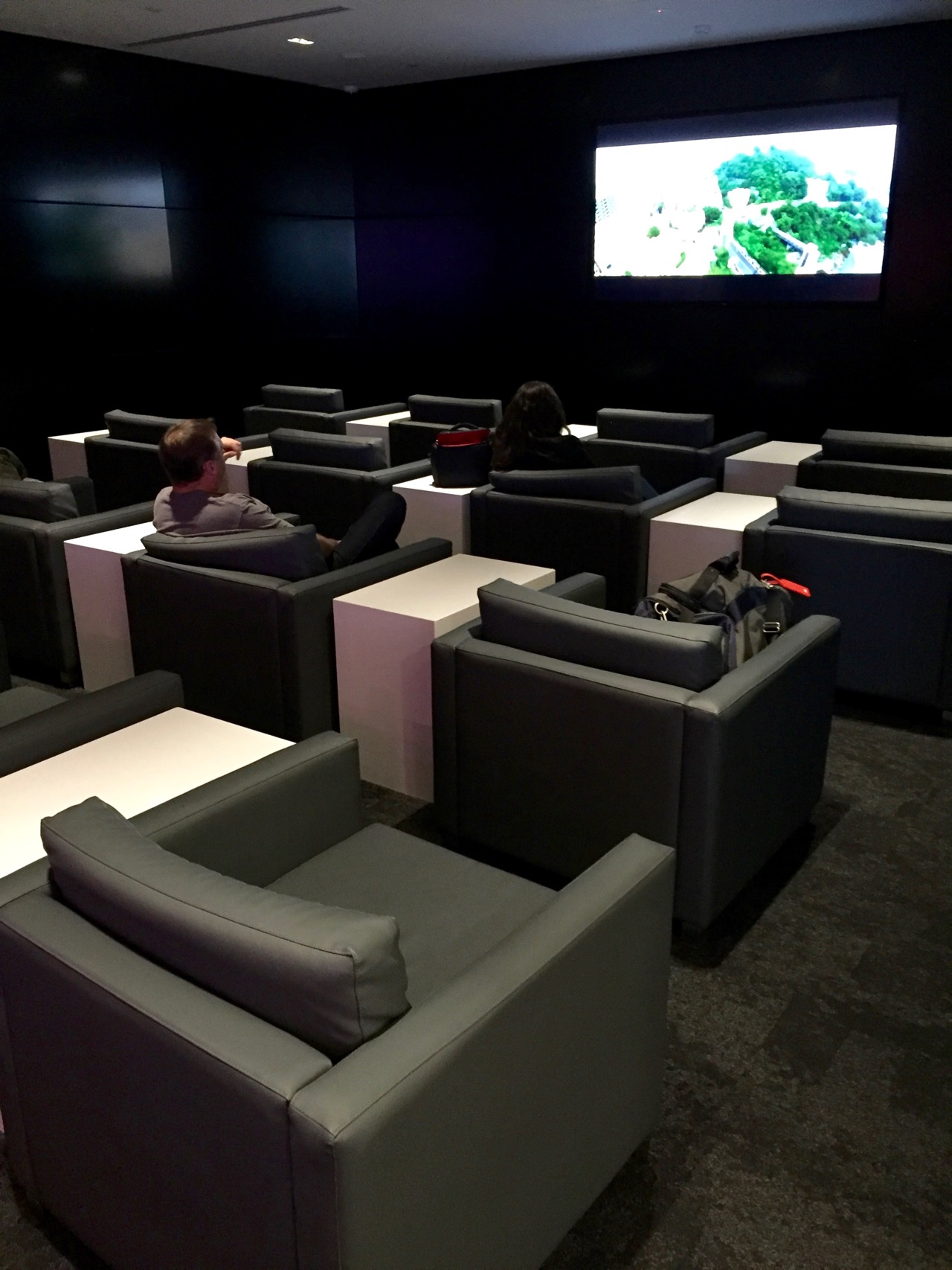 Air New Zealand Auckland International Lounge TV Room | Point Hacks