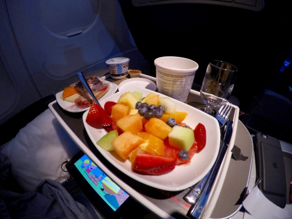 Air Canada Business Class Vancouver to New York AC548 and 